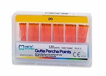 Штифты гуттаперчевые №20, 120 шт
