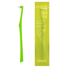 Revyline Зубная щетка монопучковая 9мм Interspaice салатовая, 1шт