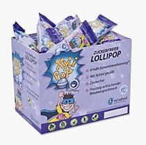 635231R Miradent  Xylitol Drops - леденцы для ухода за зубами  50шт Голубика