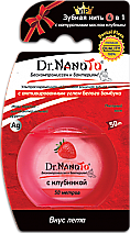Dr.NanoTo Зубная нить 4в 1 с КЛУБНИКОЙ, 50 м