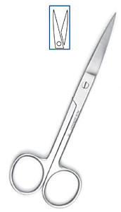 Ножницы прямые и изогнутые, в ассортименте