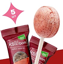 Ksilibon Lollipop "Чери-Кола" 5шт. Леденец на палочке