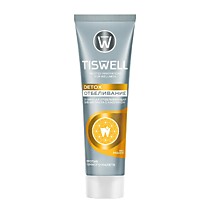 TISWELL зубная паста DETOX ОТБЕЛИВАНИЕ "манго" 110гр, энзимная от камня и темного налета, с каолином и фтором
