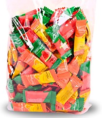 Ksilibon Gum "Манго-апельсин/Спелый арбуз" (пакет) 100шт. Жевательная резинка