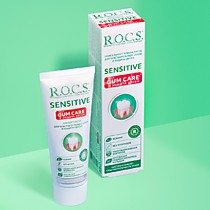 ROCS РОКС Зубная/паста SENSITIVE Plus Gum Care 94 гр скидка при заказе кратно 3