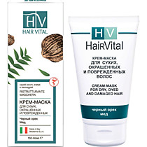 HAIR VITAL Восстановление структуры Крем-маска 150мл  для сухих, окрашенных и поврежденных волос 