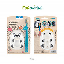 F02806 Flipper FunAnimal, футляр Панда + 1зубная щетка,