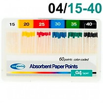 Штифты бумажные  кон.04 №15-40, 1/60