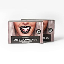 WhiteSecret полоски Dry POWER 14саше/28полосок + подарок зубная щетка, мощный результат для здоровых зубов
