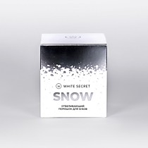 WhiteSecret порошок для зубов SNOW 70гр + подарок зубная щетка, уникальный отбеливающий 