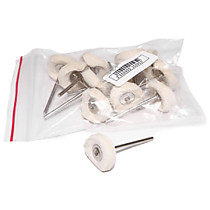 Фильц бязевый на дискодержателе d-22 мм белый