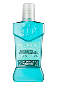 Президент   ANTIBACTERIAL PROFI ополаскиватель 250мл для полости рта