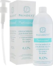 Президент  Professional ополаскиватель (хлоргексидин 0,12%) 500мл для полости рта