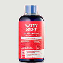 WATERDENT Ополаскиватель д/полости рта Хлоргексидин со вкусом МЯТЫ, 500мл