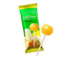Ksilibon Lollipop "Тропический банан" 1шт. Леденец на палочке