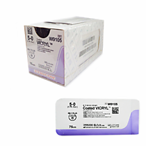 Викрил 5/0 L - 75 , атравм 17 мм  400,00