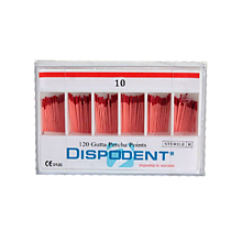 Штифты гутаперчивые №10, 120 шт