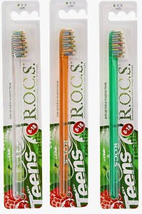 ROCS РОКС Зубная/щетка  "Teens 12-18 Модельная" средняя скидка при заказе кратно 3