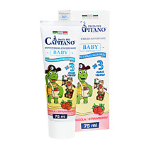 Pasta Del Capitano, Детская зубная паста BABY 3+ Strawberry, 75 мл клубника