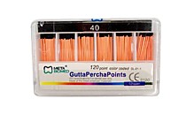 Штифты гуттаперчевые №40, 120 шт