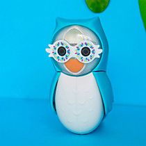 F22803Flipper FunAnimal - футляр для зубной щетки+ песочные часы СОВУШКА голубой