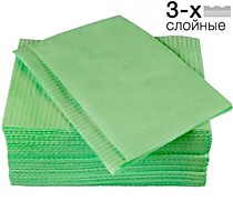 Салфетки нагрудные КRISTI,  защитные 3х-слойные, 500  шт