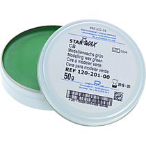 120-201-00 Воск StarWax моделировочный, зеленый, 50 г.
