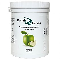 Таблетки для полоскания Dental Combo, 1000 шт, вкус яблоко