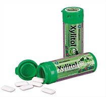 630192 Miradent Xylitol Chewing Gum - жевательная резинка. ЯБЛОКО 30шт
