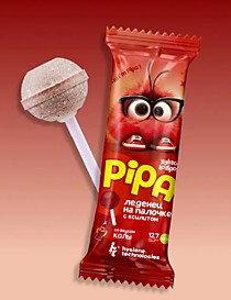 PESITRO Xylitol Lollipop - леденец с ксилитом, Coca-Cola,1 шт