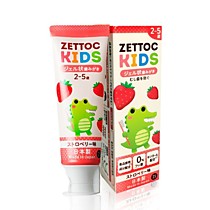 Акция 1+1подарок ZETTOC KIDS 2-5лет зубная паста 70гр вкус клубники, без фтора 