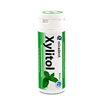 630079 Miradent  Xylitol Chewing Gum - жевательная резинка Мята  Мирадент