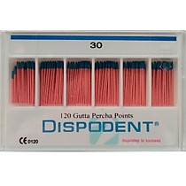 Штифты гутаперчивые №30, 120 шт